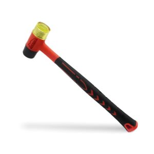 Rubber Mallet, Rubber Mallet Hammer, Double-Face Hammer, Small Rubber Mallet, Rubber Hammer for Vinyl Flooring, Tile, Crafts, Jewelry Making