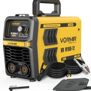 iBELL VORMIR VRM180-12 Inverter MMA Welding Machine (Home/DIY) 180A with Hot Start, Anti-Stick, Arc Force, VRD & IGBT Technology-1 Year Warranty
